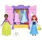 Barbie Princess Royal Wardrobe Set with Ariel and Tiana Small Dolls and Accessories in Multicolor, , large