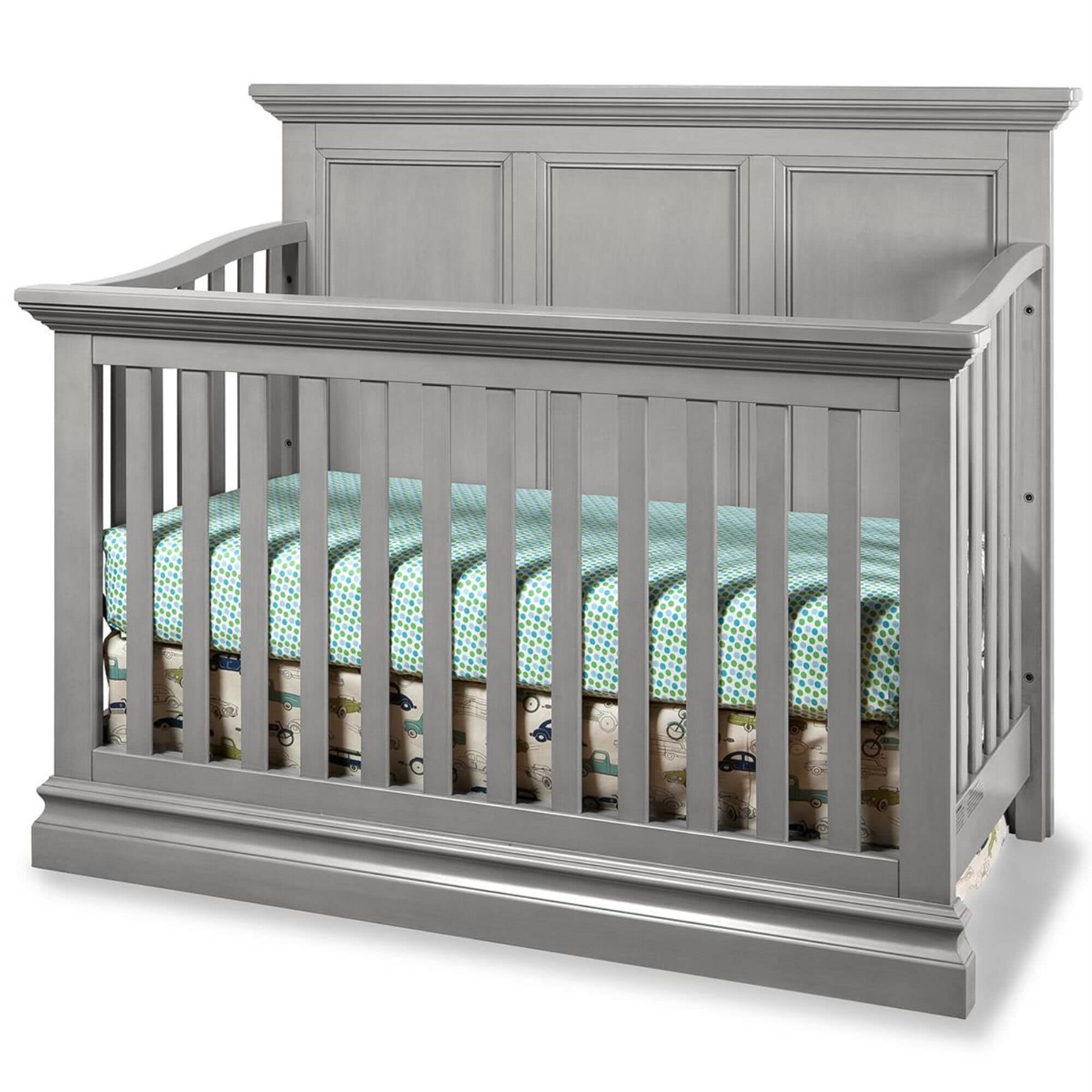 Little Dreamer Pine Ridge 4 In 1 Convertible Crib in Gray
