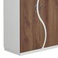 Furniture of America Edwards 8-Shelf Shoe Cabinet in White, , large