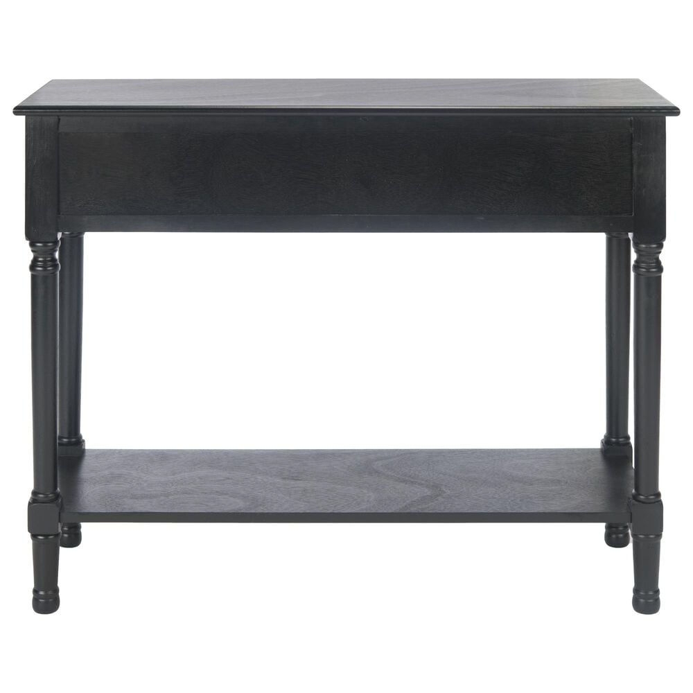 Safavieh Haines 2-Drawer Console Table in Black, , large
