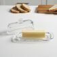 Harold Import Glass Butter Dish with Lid in Clear, , large