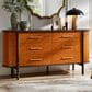 Modway Coralie 6-Drawer Dresser in Walnut Tan, , large