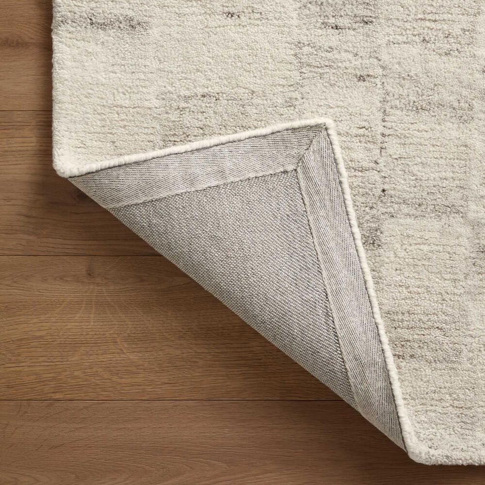 Amber Lewis x Loloi Rocky 7&#39;9&quot; x 9&#39;9&quot; Ivory and Silver Area Rug, , large