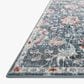 Loloi II Cassandra 2"6" x 4" Blue and Rust Area Rug, , large