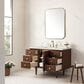 James Martin Vanities Amberly 48" Single Bathroom Vanity in Mid-Century Walnut with 3 cm Lime Delight Quartz Top and Rectangular Sink, , large