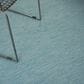 Nourison Positano 4" x 6" Aqua Indoor/Outdoor Area Rug, , large