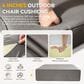 Sunwell Garden 22" Outdoor Seat and Back Cushion Set in Gray (Set of 2), , large