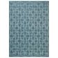 Loloi Easton Fog and Teal 8"6" x 11"6" Indoor/Outdoor Area Rug, , large