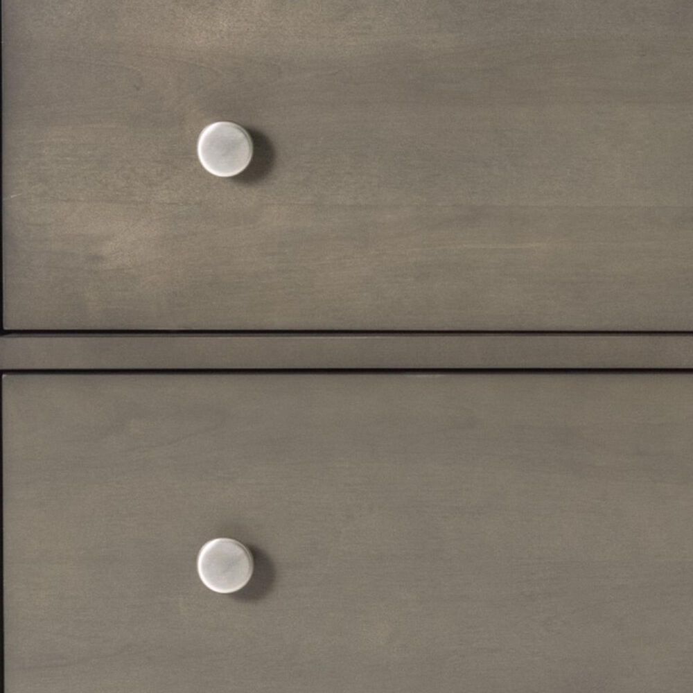 Foundations Worldwide Harmony 3-Drawer Dresser with Changing Table Topper in Dapper Gray, , large