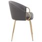 LumiSource Claire Accent Chair in Grey, , large