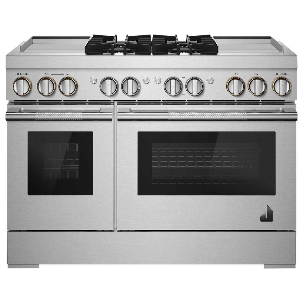 Jenn-Air Rise 48" Dual Fuel Professional Range in Stainless Steel, , large