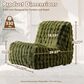 HOMLUX Togo Sofa Bean Bag Chair in Green, , large