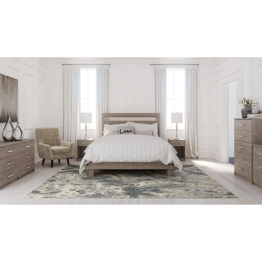 Signature Design by Ashley Flannia 5 Drawer Chest in Warm Gray, , large