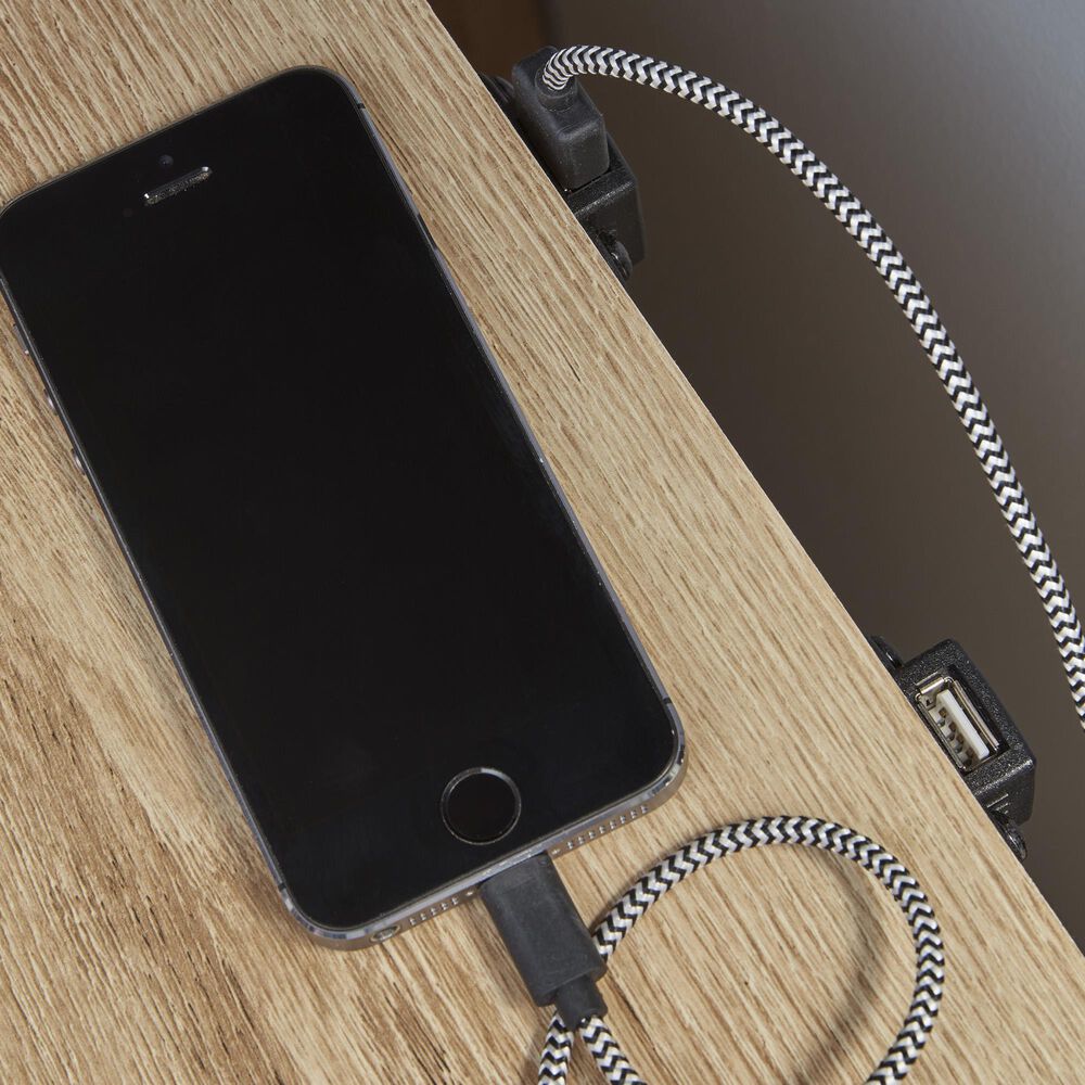 Ashley Hyanna 5-Piece King Bedroom Set in Golden Rustic, , large