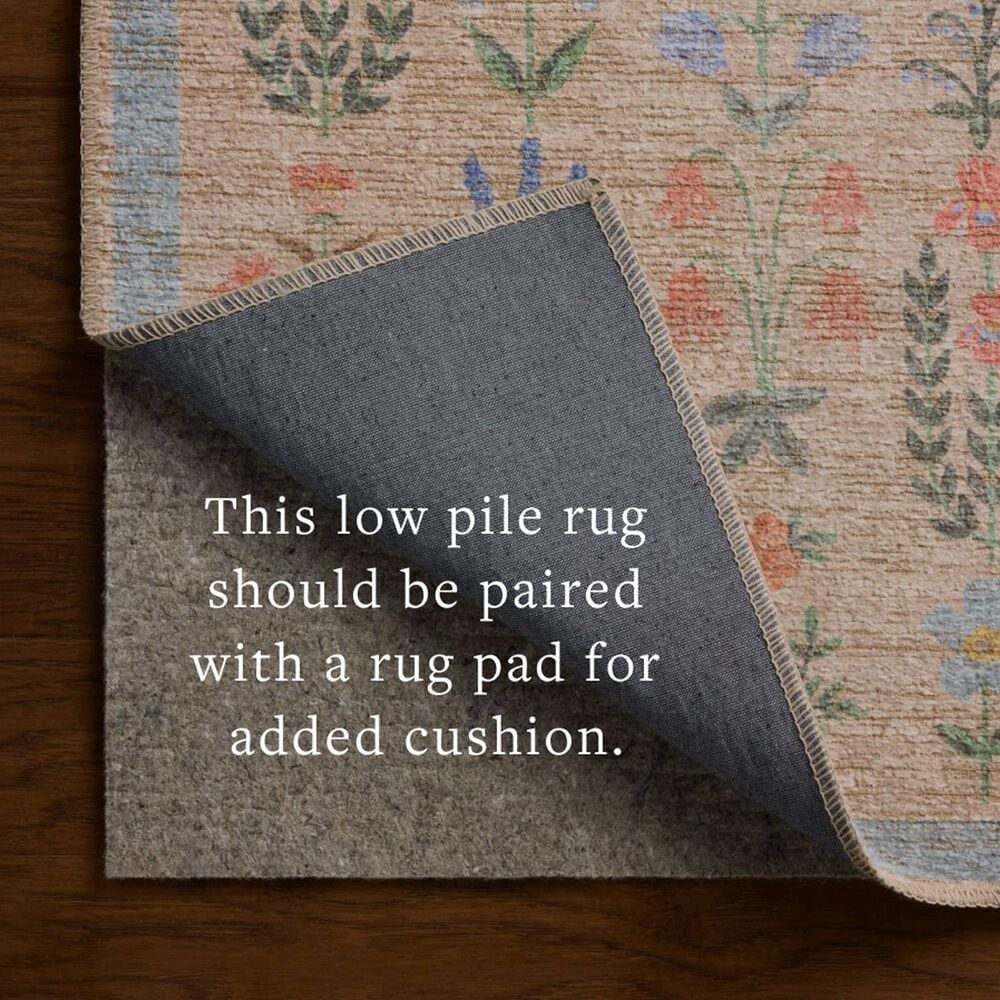 Rifle Paper Co. x Loloi Edinburgh Cream and Multicolor 8'6" x 11'6" Area Rug, , large
