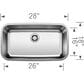 Blanco Stellar 28" Super Single Bowl Kitchen Sink in Refined Brushed, , large