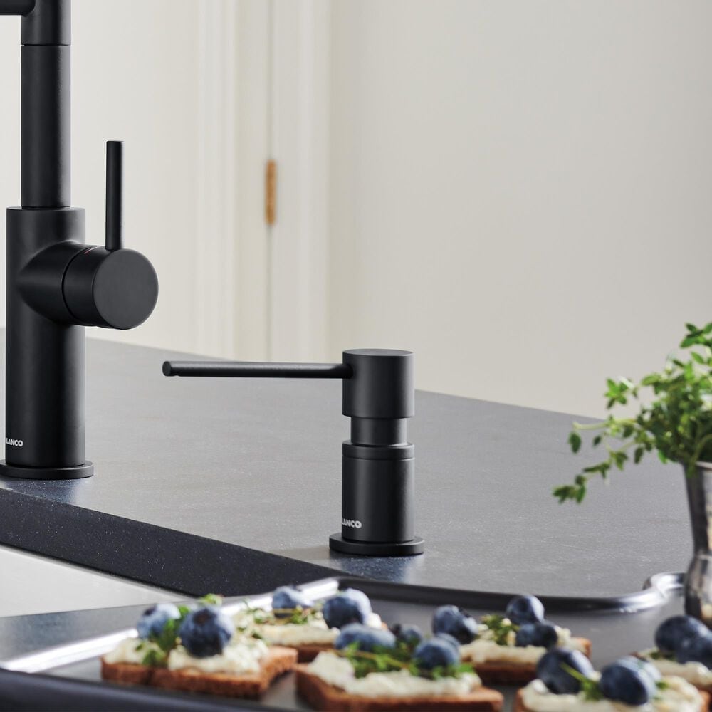 Blanco Lato Soap Dispenser in Matte Black, , large