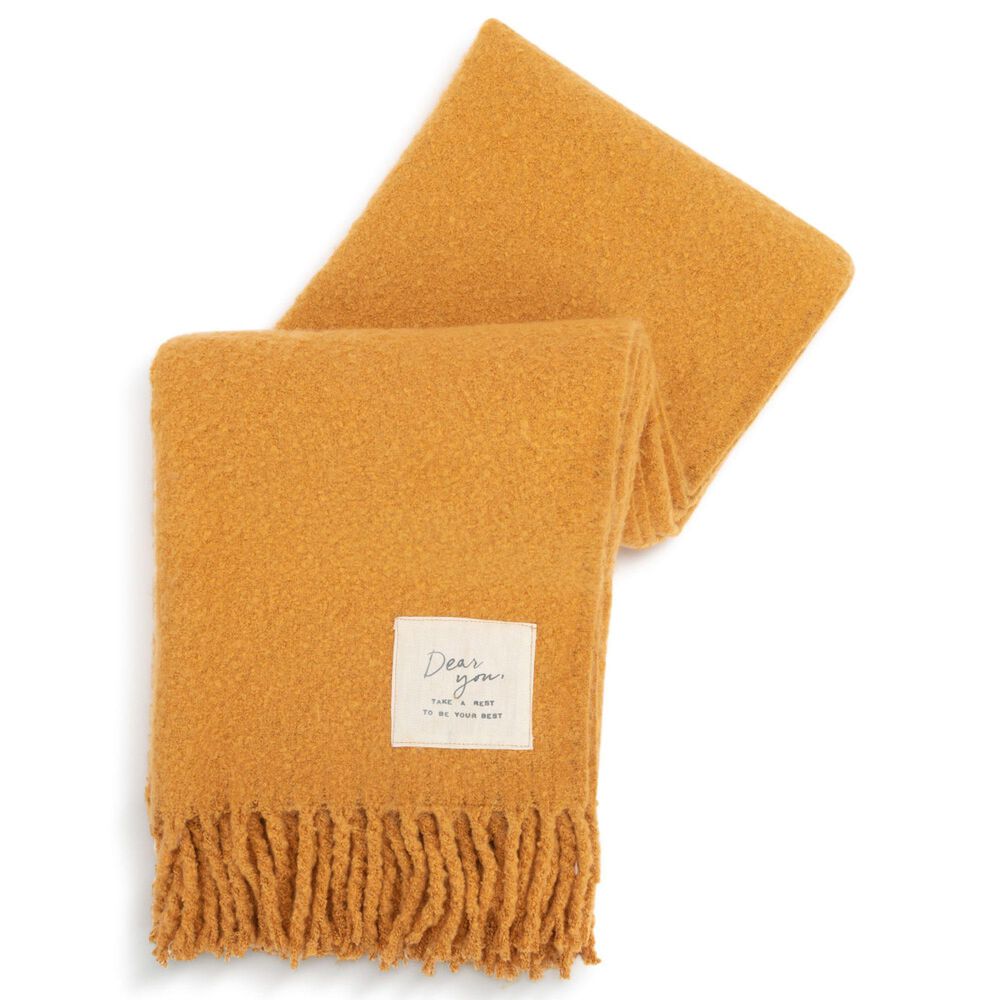 Demdaco Dear You Blanket in Orange, , large