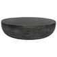 Four Hands Marlow Basil Round Coffee Table in Aged Grey, , large
