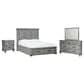 Ashley Russelyn 4 Piece Queen Bedroom Set in Gray, , large