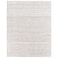 Surya Lavadora  6"7" x 9" Gray and Light Gray Area Rug, , large