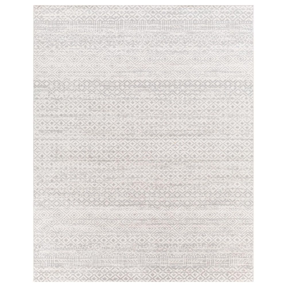 Surya Lavadora 6"7" x 9" Gray and Light Gray Area Rug, , large