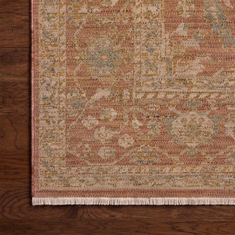 Loloi Reign Terracotta and Sky 2' x 2'10" Area Rug, , large