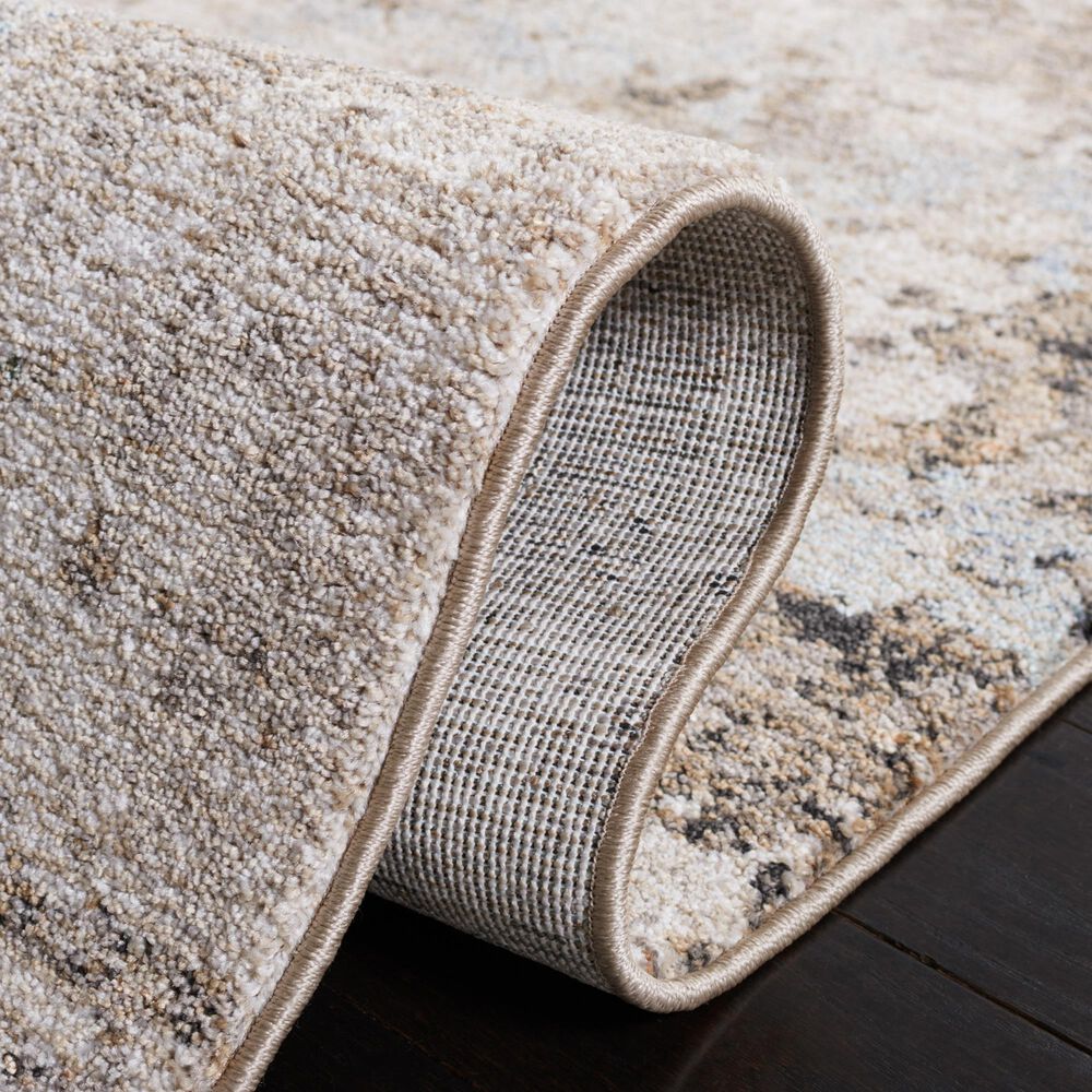 Safavieh Jasmine 2&#39;2&quot; x 9&#39; Grey and Gold Runner, , large