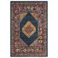 Safavieh Madison MAD133C 5"1" x 7"6" Blue and Fuchsia Area Rug, , large