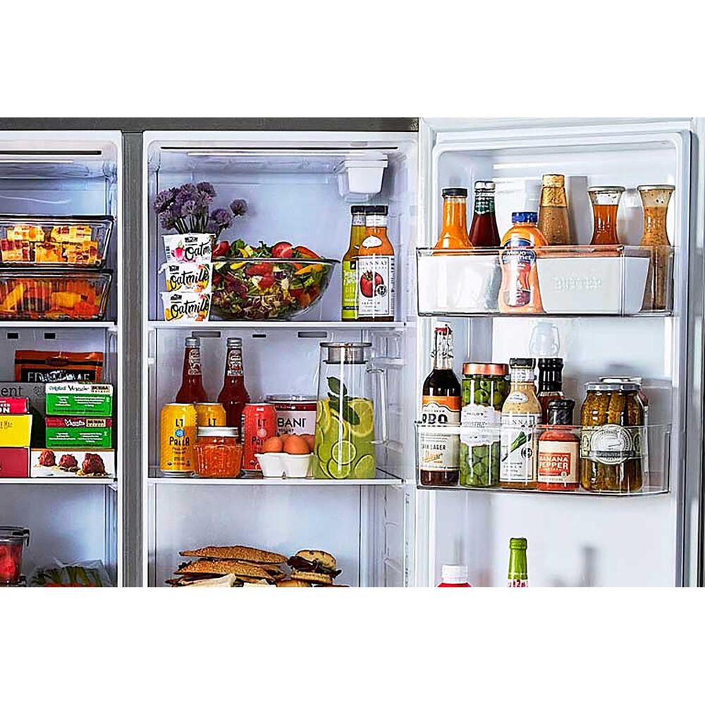 LG 22.5 Cu. Ft. Side-By-Side Counter-Depth Refrigerator in Stainless Look, , large