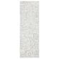 Safavieh Micro-Loop MLP176F 2"3" x 8" Light Grey and Ivory Runner, , large