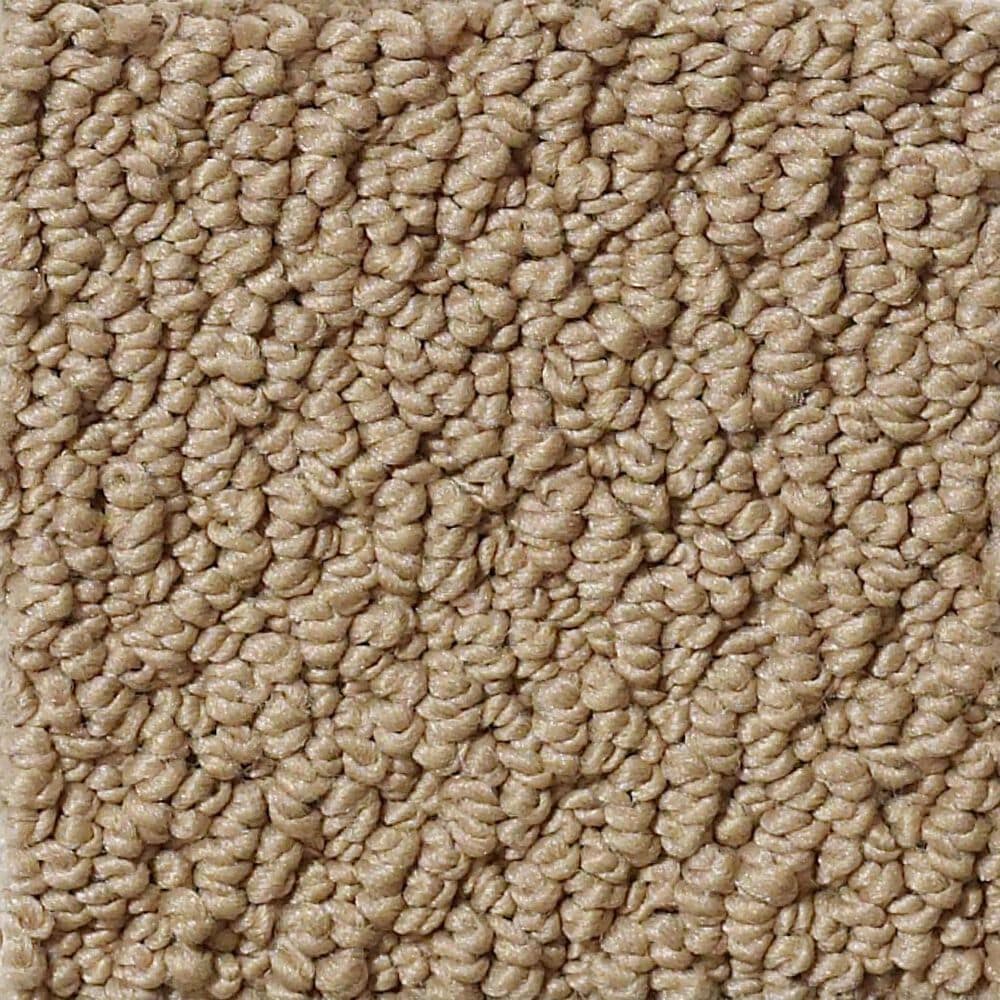 Shaw Detailed Statement Loop Carpet in Saffron, , large
