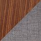 Lumisource Trevi Swivel Counter Stool with Grey Cushion in Walnut and Black (Set of 2), , large