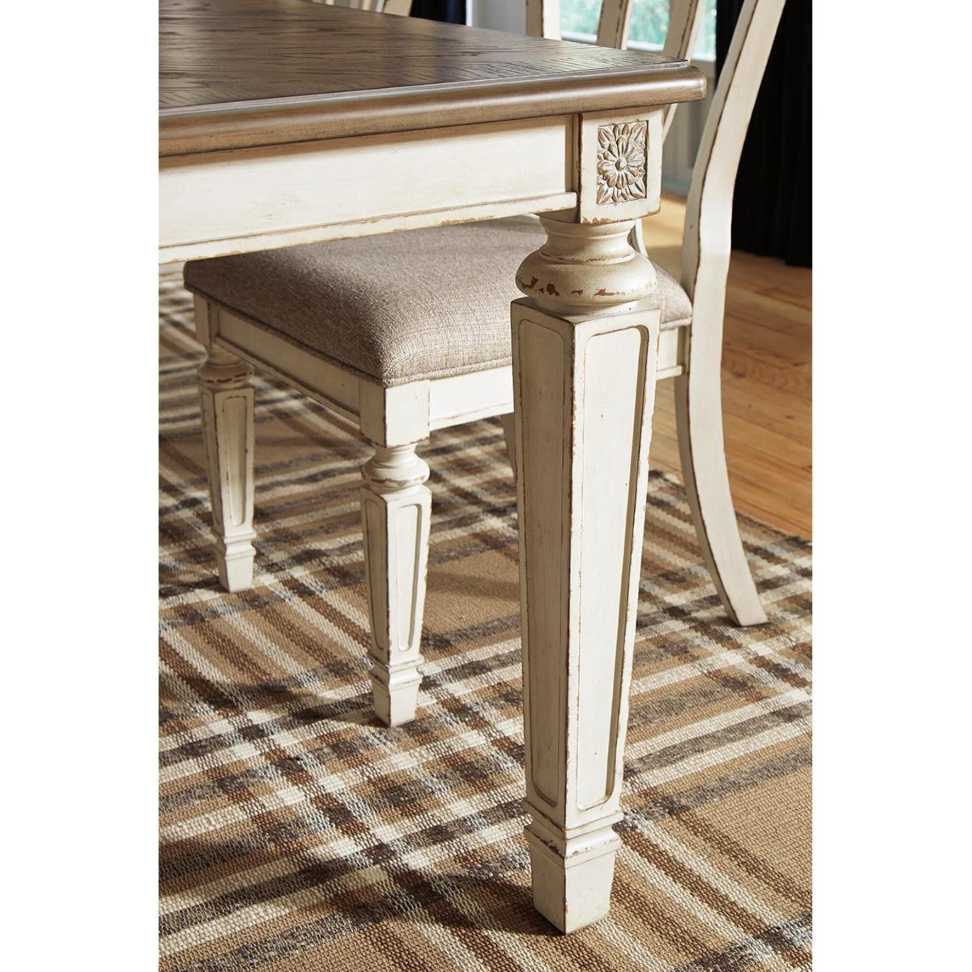 Signature Design by Ashley Realyn Rectangle Dining Extension Table