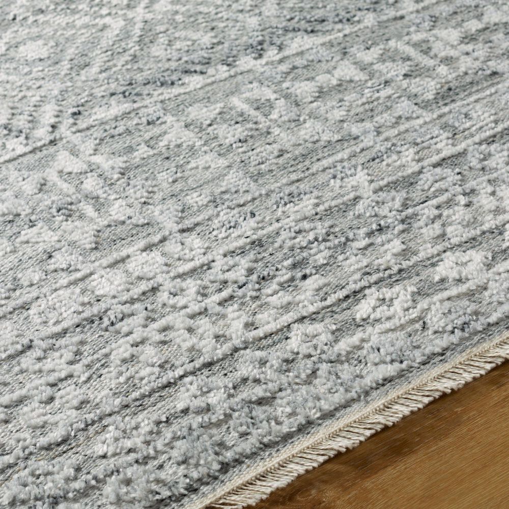 Surya Pompei Charcoal, Black, White, Light Slate, Beige and Teal 10&#39; x 14&#39; Area Rug, , large