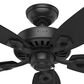 Hunter Builder Elite 52" Ceiling Fan in Matte Black, , large