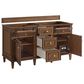 James Martin Vanities Lorelai 60" Double Vanity in Mid-Century Walnut with 3 cm Victorian Silver Quartz Top, , large