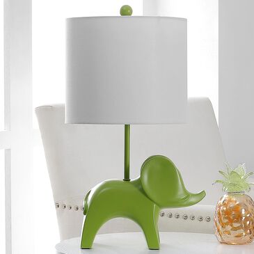 Safavieh Ellie Elephant Table Lamp in Green, , large