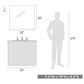 Golden Lighting Orwell 1-Light Bath Vanity in Matte Black, , large