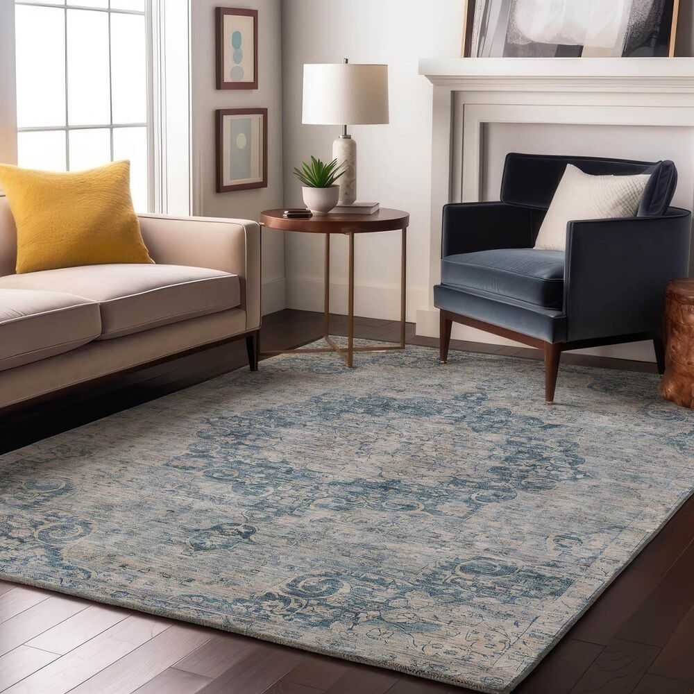 Dalyn Rug Company Tabrook TB5 Blue 3&#39; x 5&#39; Area Rug, , large