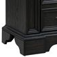 Sasha Lee Tech 3 Drawer Nightstand in Warm English Oak with USB Ports AC Outlets and Wireless Charging, , large