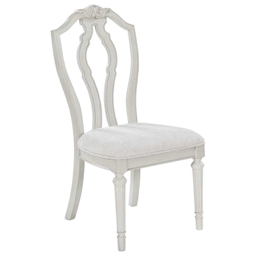 Ashley Montelaine 5-Piece Oval Dining Set in Antiqued White, , large