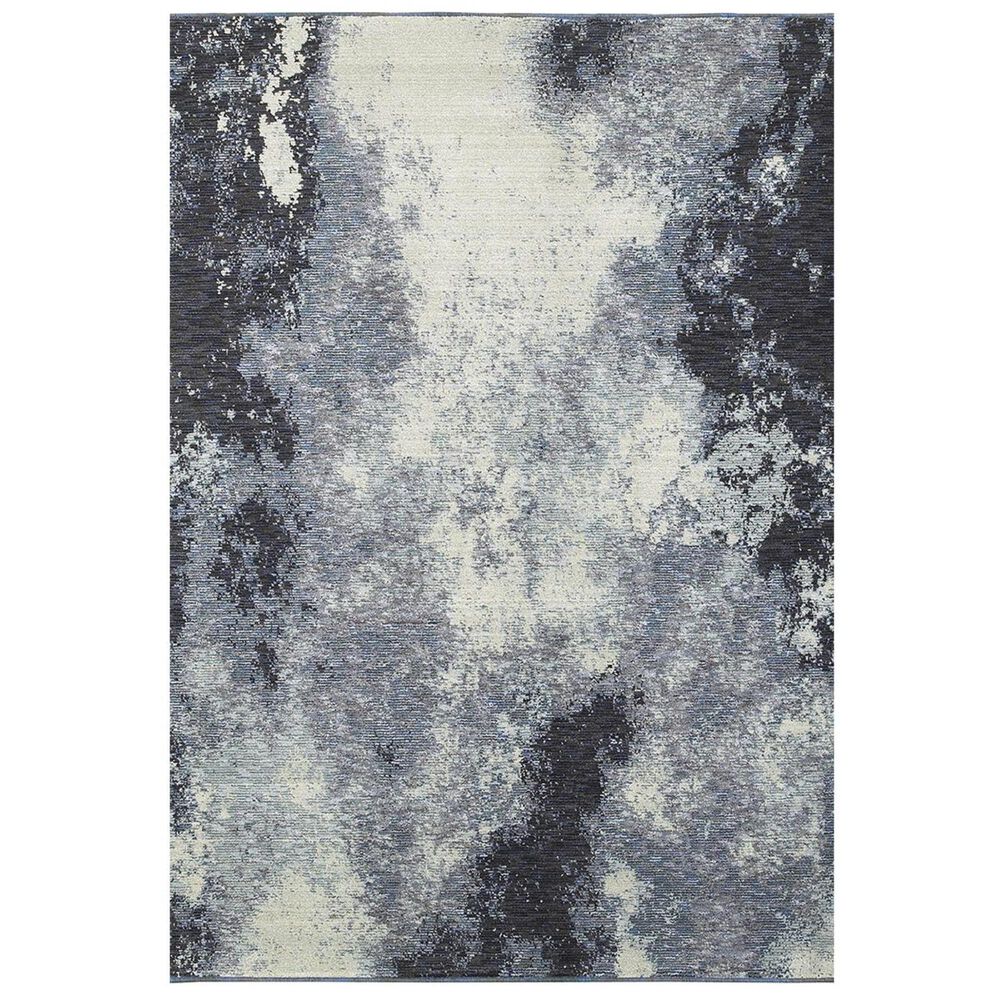 Oriental Weavers Evolution 8000B 8"6" x 11"7" Navy Area Rug, , large