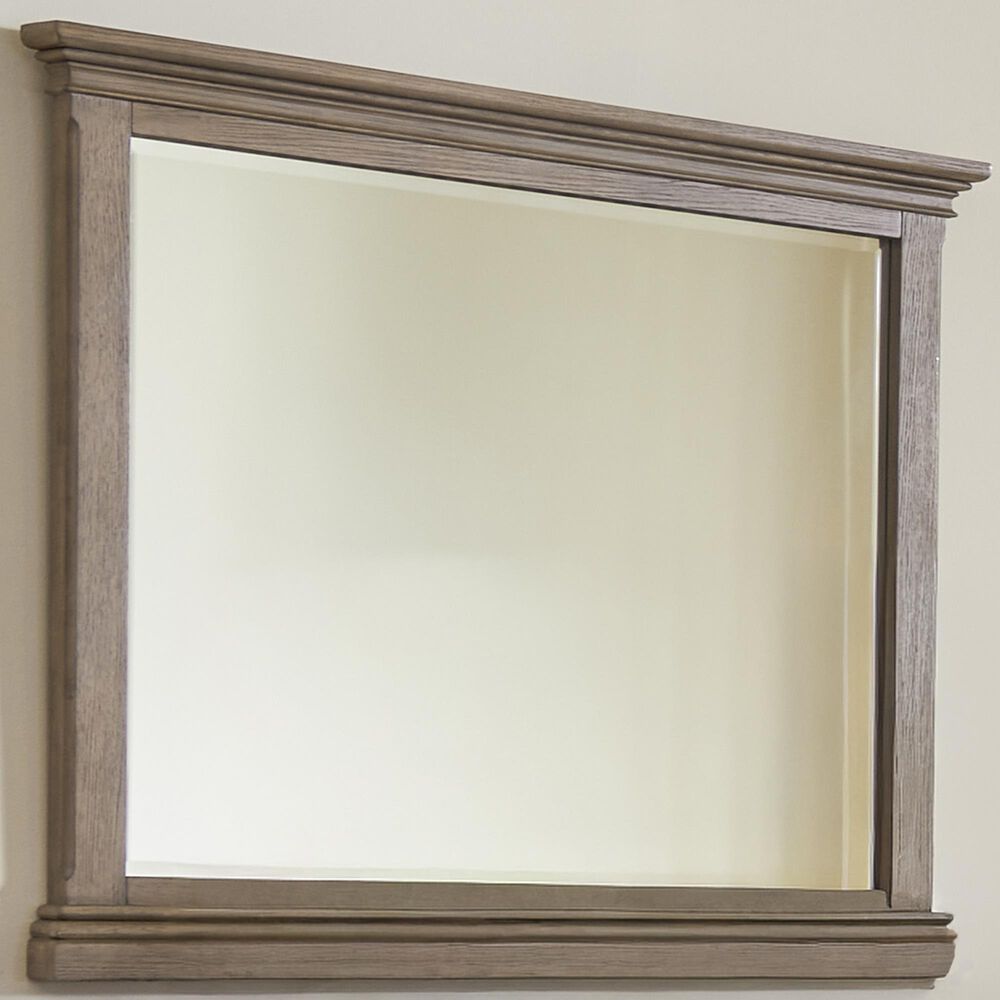 Riva Ridge Oxford Landscape Mirror in Tan, , large
