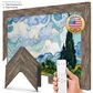Deco TV Frames Premiere 75" Frame Bezel for Samsung the Frame TV in Distressed Barnwood, , large