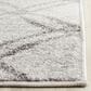 Safavieh Adirondack ADR105P-4SQ 4" x 4" Silver/Charcoal Square Rug, , large