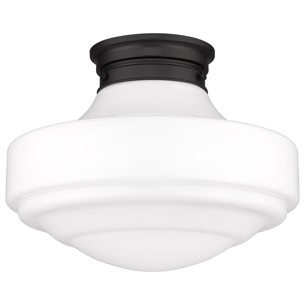 Golden Lighting Ingalls Large Semi-Flush in Matte Black, , large
