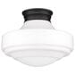 Golden Lighting Ingalls Large Semi-Flush in Matte Black, , large