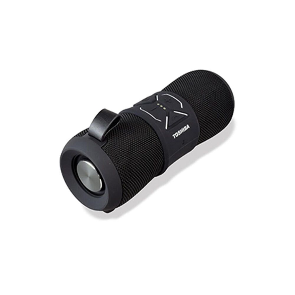 Toshiba Sonic Blast Waterproof Bluetooth Speaker in Black, , large