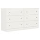 Lemoore Essential 6-Drawer Dresser in Rockport White, , large